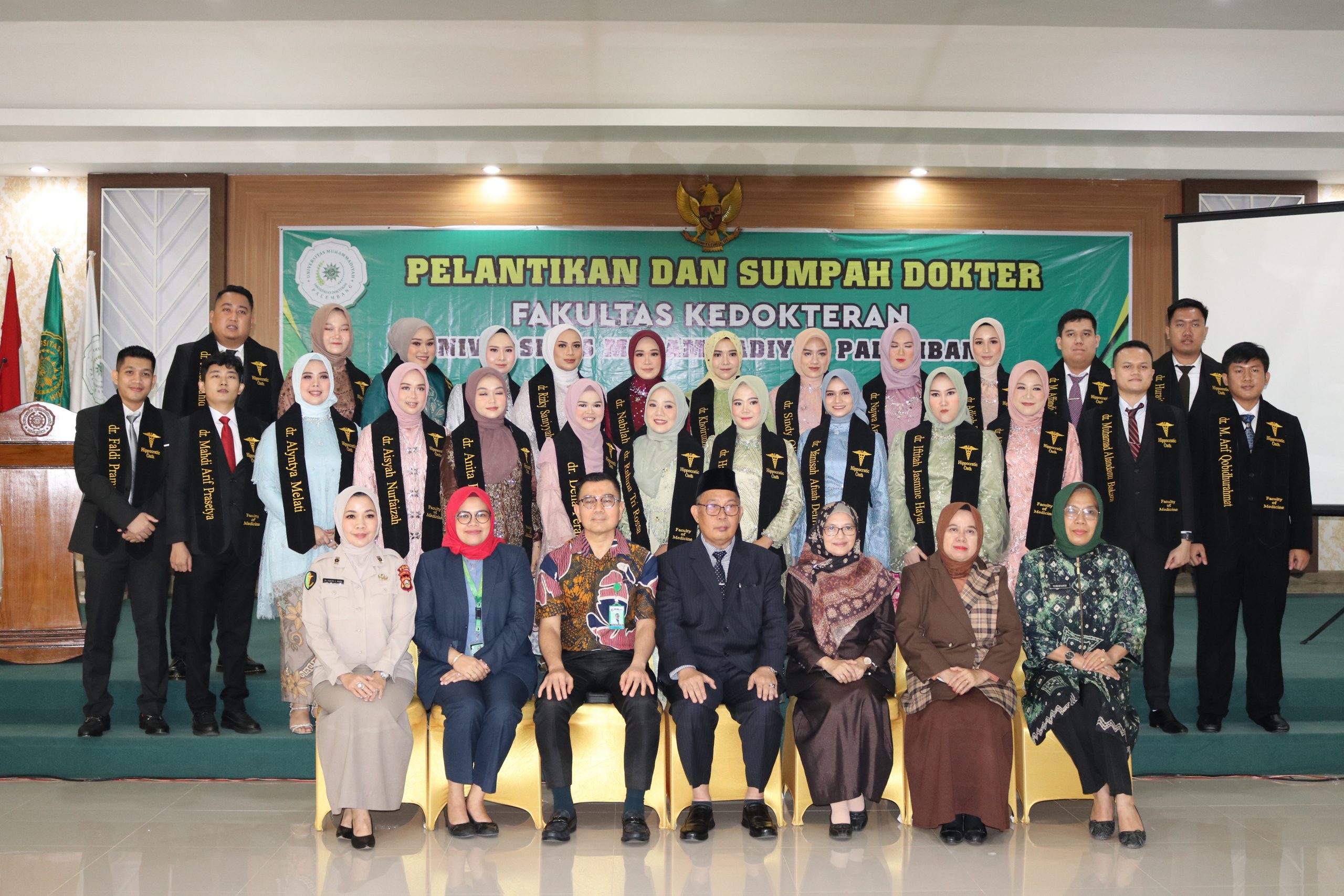 Fakultas Kedokteran Universitas Muhammadiyah Palembang Lantik Dan Ambil